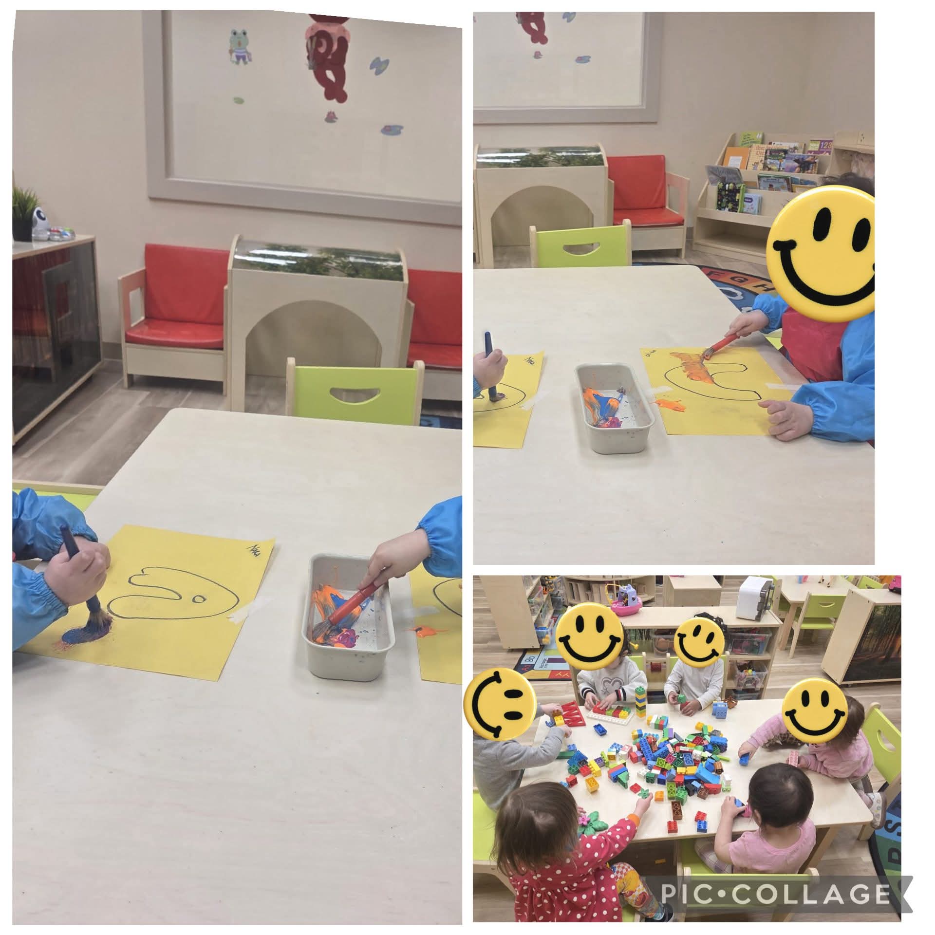 Londonderry Childcare room and activity collage
